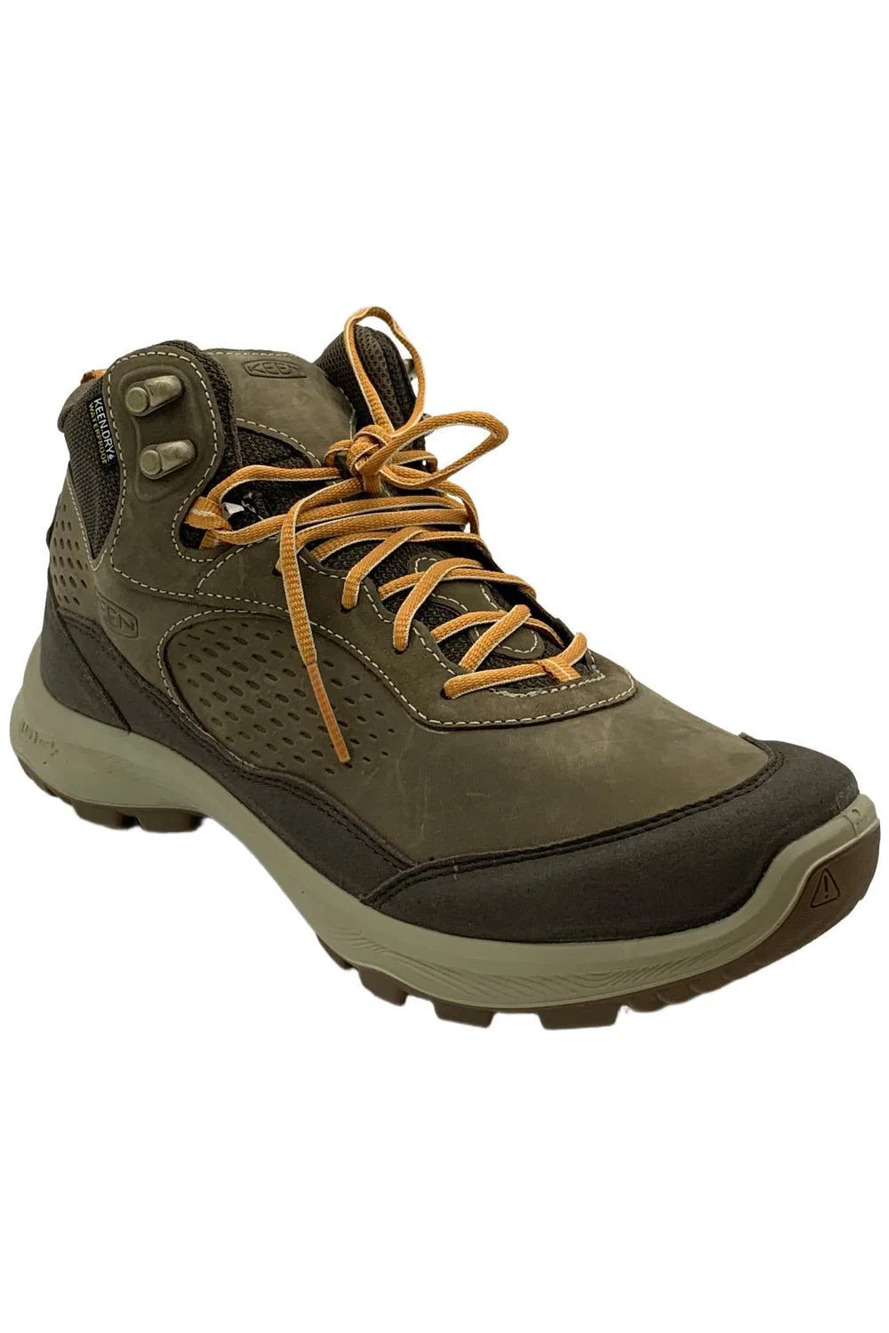 KEEN Waterproof Lace-Up Trail Boots Terradora Canteen/Curry - Medium